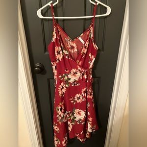 Tropical Wrap Dress